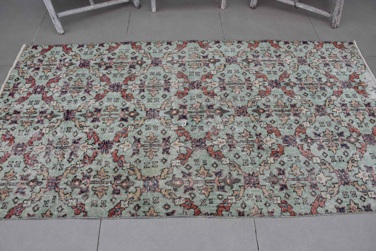 Vintage Teppich Türkischer Teppich AkzentTeppich Antiker | Etsy