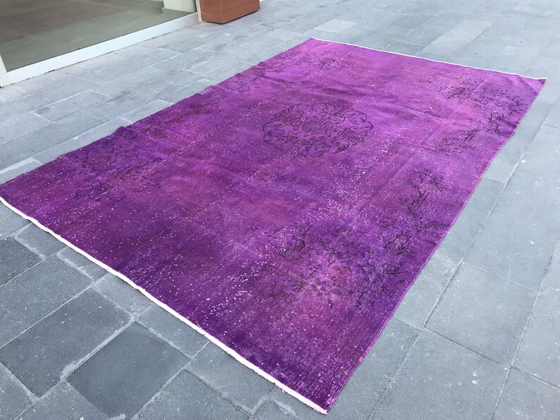 Salon Rug Living Room Rug Large Rug Oushak Vintage Rug Turkish Rug Area Rug Distressed Vintage Large Oushak Rug Oriental Turkish Rug PR-18