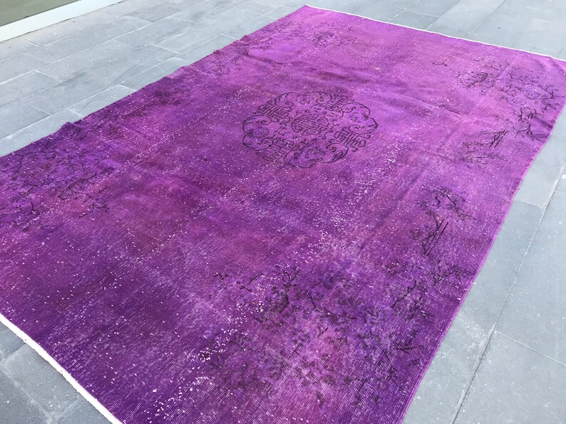 Salon Rug Living Room Rug Large Rug Oushak Vintage Rug Turkish Rug Area Rug Distressed Vintage Large Oushak Rug Oriental Turkish Rug PR-18