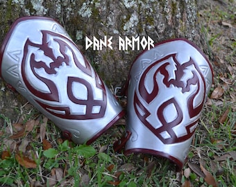Rohan Bracers - LOTR - Leather