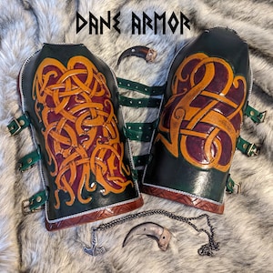 Viking Bracers - Leather