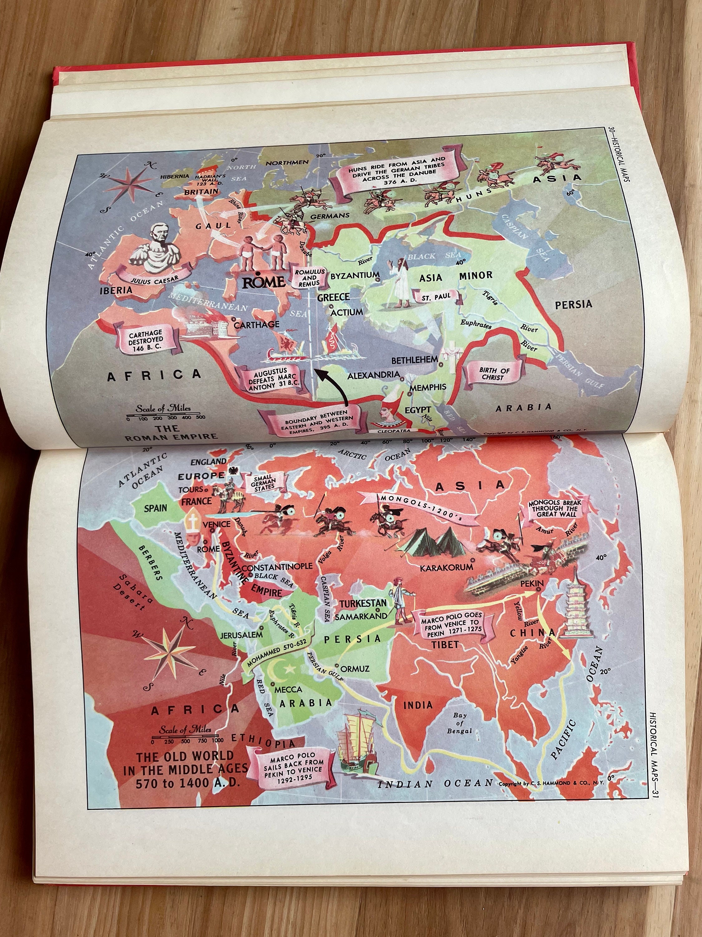 Hammond's International Map of the World. On Mercator's