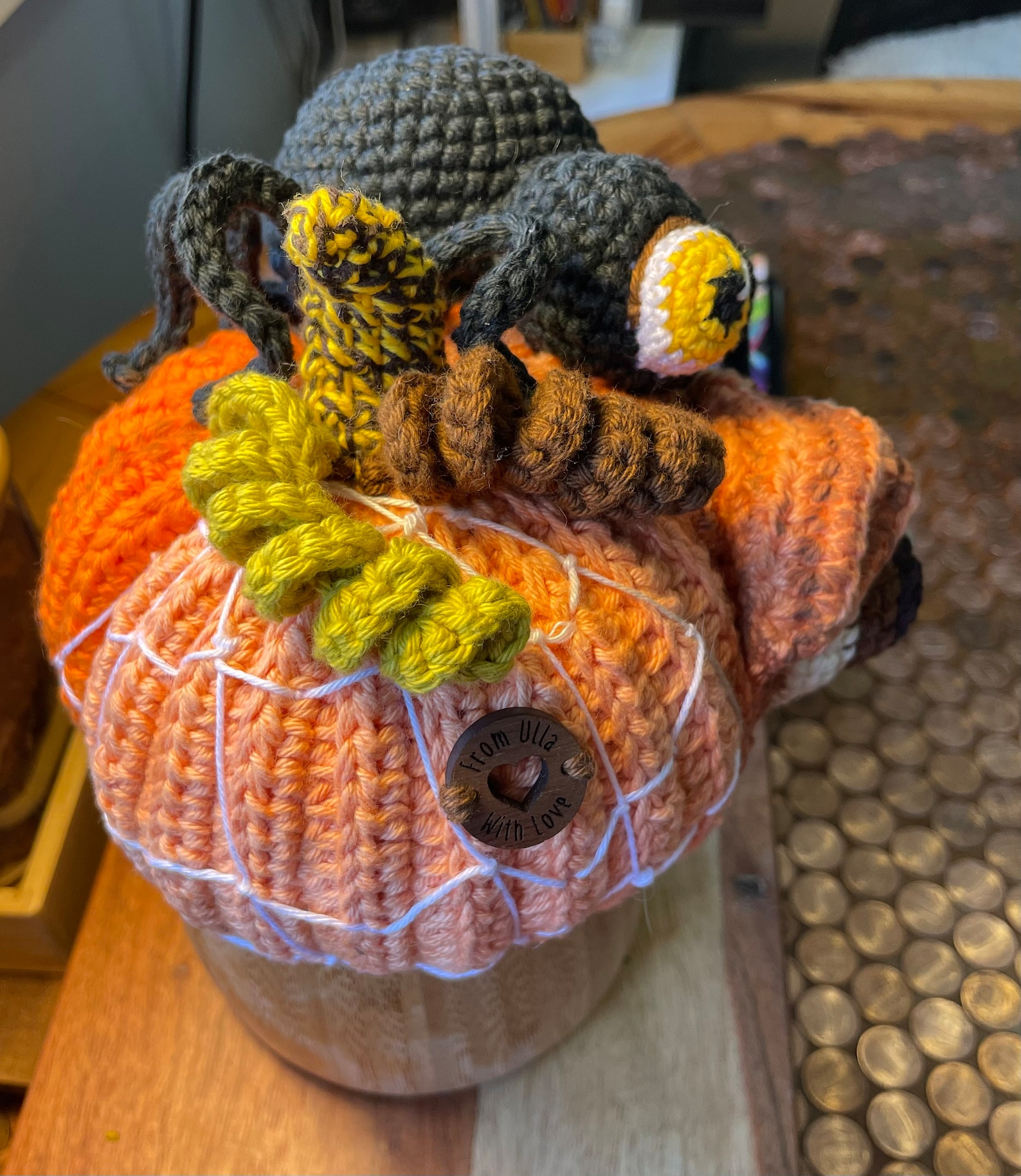 Halloween Decorations/ Halloween Home Decor/ Handmade Halloween Pumpkin ...