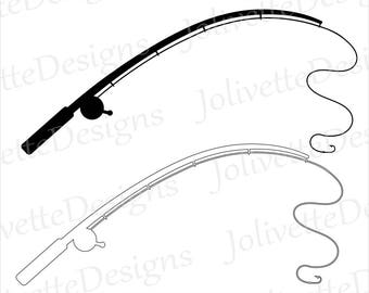 Free Free 298 Curved Fishing Rod Svg SVG PNG EPS DXF File