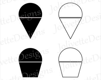 Download Snow Cone Svg Etsy