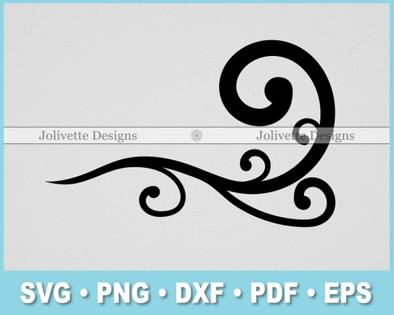 Swirl SVG / Flourish SVG / Swoosh SVG / Stroke Svg / Ornaments Svg /  Decorative Svg / Clipart / Silhouette / Cut file / Cricut