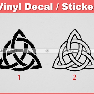 Trinity, Celtic Knot, Triquetra, Decal, Car Decal, Laptop Decal, Yeti Decal, Sticker, Vinyl