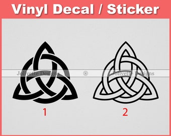 Trinity, Celtic Knot, Triquetra, Decal, Car Decal, Laptop Decal, Yeti Decal, Sticker, Vinyl