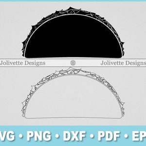 Taco, Meat, Cheese, Lettuce, Tomato, Clip Art, Clipart, Design, Svg Files, Png Files, Eps, Dxf, Pdf, Silhouette, Cricut, Cut File, Vector