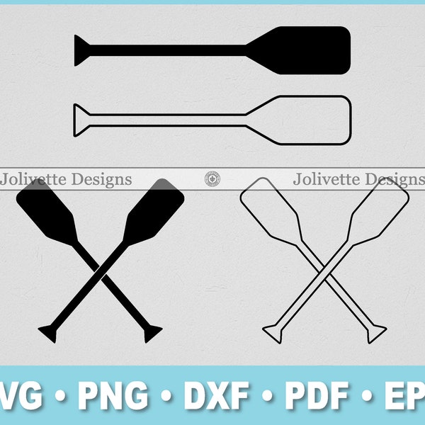 Paddle, Boat, Canoe, Kayak, Sports, Fishing, Clip Art, Clipart, Design, Svg Files, Png Files, Eps, Dxf, Pdf, Silhouette, Cricut, Cut File