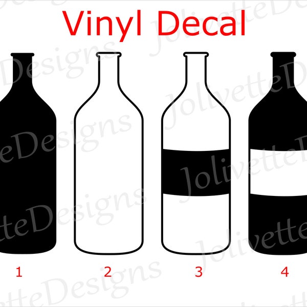 Wine Vinyl Bottle Etsy