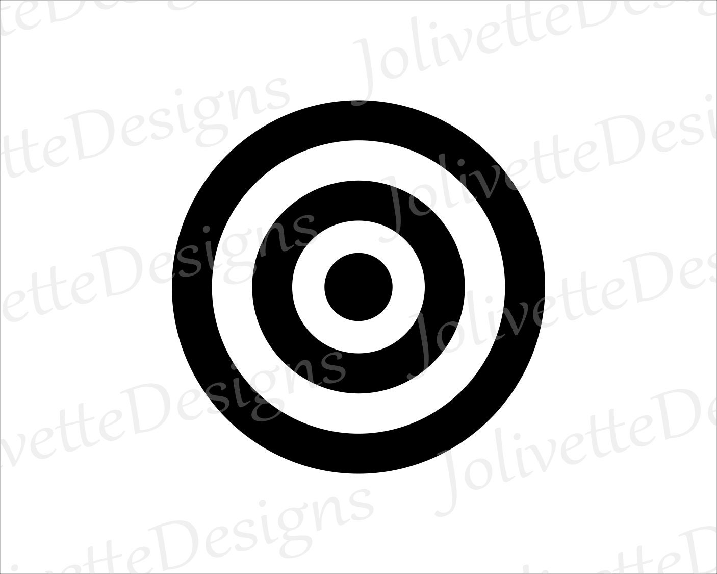 Target Darts Archery Board Circle Rings Clip Art Etsy