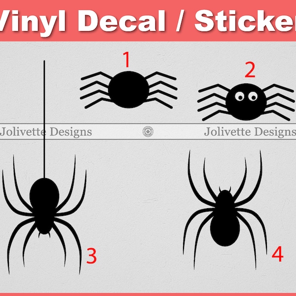 Spiders, Spiderweb, Spooky, Halloween, Bug, Insect, Web Decal, Car Decal, Laptop Decal, Yeti Decal, Sticker, Vinyl