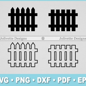 Fence, Picket Fence, Wood, Fences, Post, Stake, Clip Art, Clipart, Design, Svg Files, Png Files, Eps, Dxf, Pdf, Silhouette, Cricut, Cut File