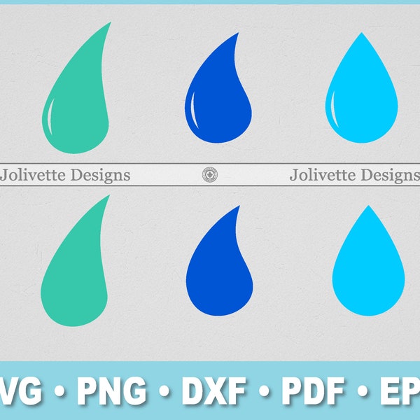 Rain Drop, Drop Top, Water, Drip, Wet, Clip Art, Clipart, Design, Svg Files, Png Files, Eps, Dxf, Pdf Files, Silhouette, Cricut, Cut File