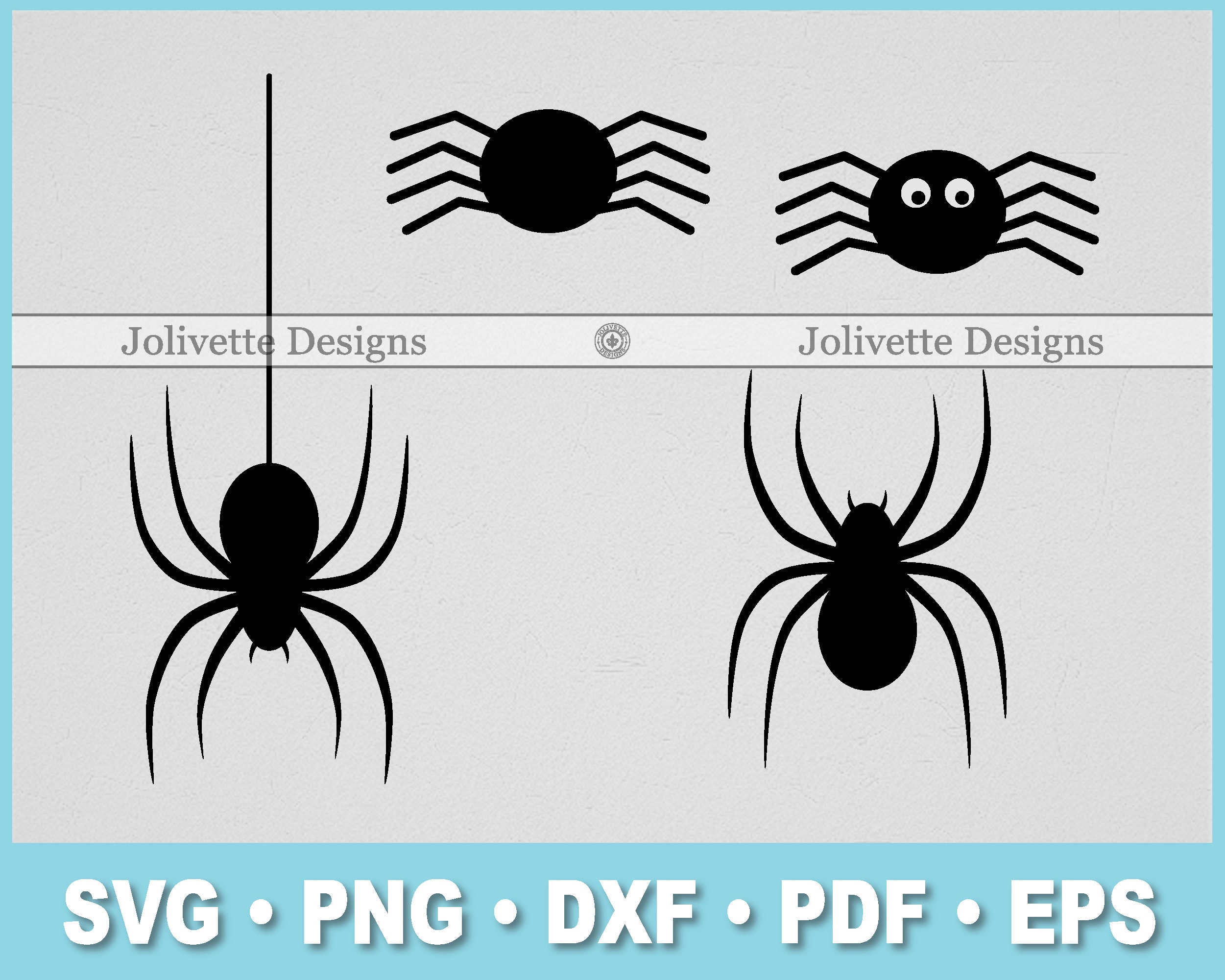 Spiders, Halloween, Spooky, Spiderweb, Bug Clip Art, Clipart