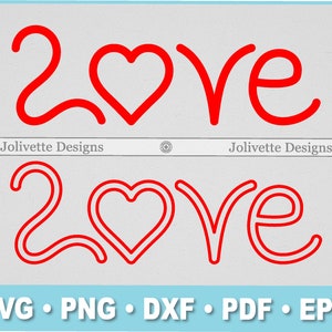 Love, Heart, Valentine&#39;s Day, Hearts, Clip Art, Clipart, Design, Svg Files, Png Files, Eps, Dxf, Pdf Files, Silhouette, Cricut, Cut File
