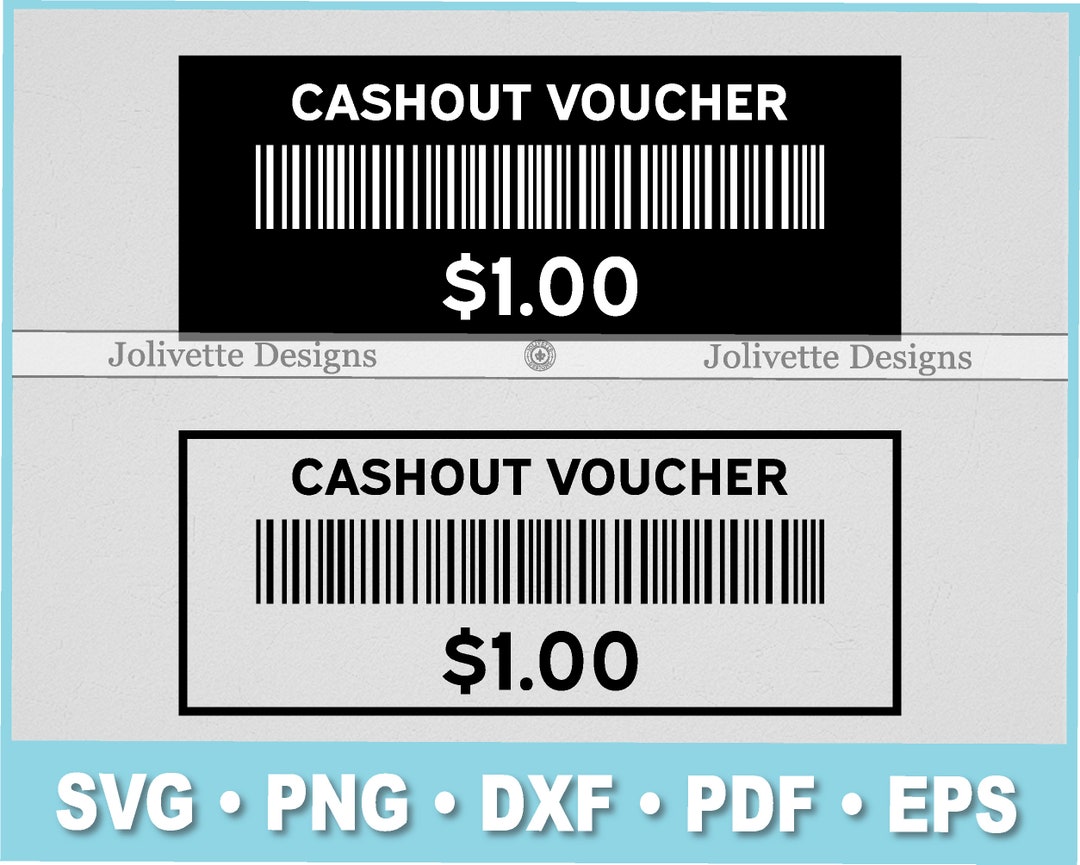 Casino Cashout Voucher, Gambling, Money, Clip Art, Clipart, Design, Svg ...