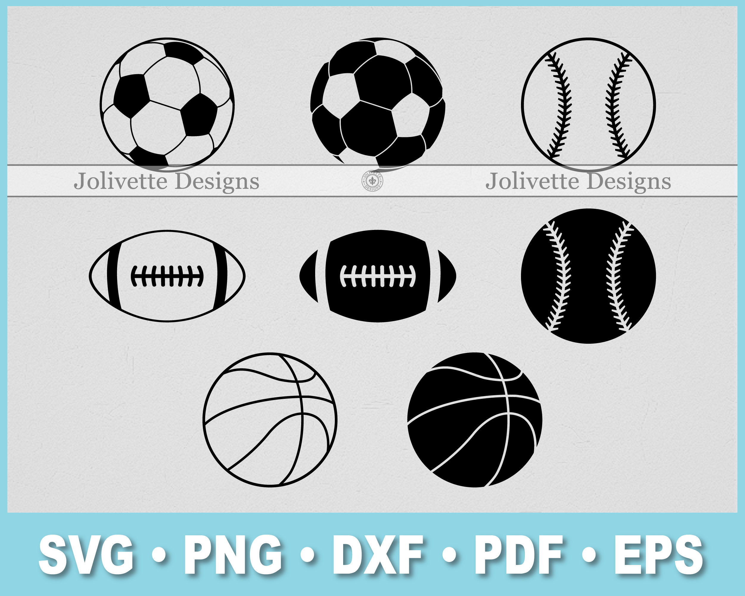 Sports Ball Baseball Basketball Football Soccer Ball Etsy