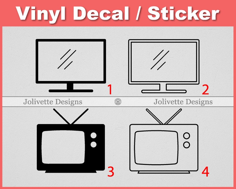 TV, Television, Electronics, Living Room, Decal, Car Decal, Laptop ...