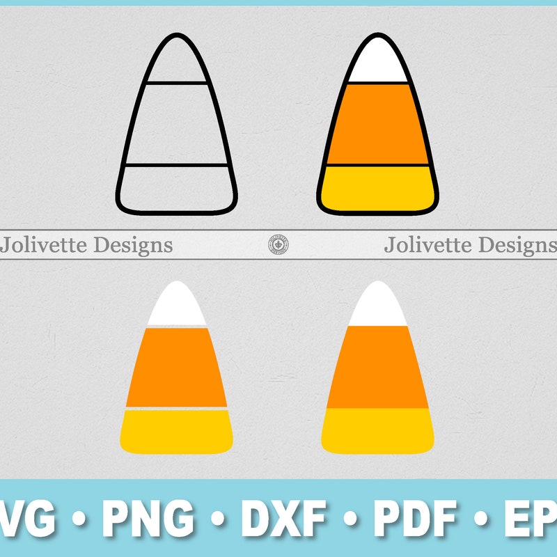Candy Corn Svg - Etsy