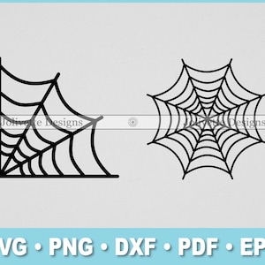 Spiderweb, Cobweb, Spiders, Halloween, Webs Clip Art, Clipart, Design, Svg Files, Png Files, Eps, Dxf, Pdf Fle, Silhouette, Cricut, Cut File