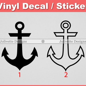 Anchor, Sailor, Ship, Lil Boat, Yacht, Decal, Car Decal, Laptop Decal, Yeti Decal, Sticker, Vinyl