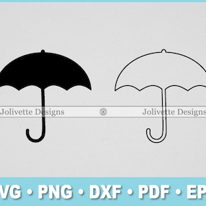 Umbrella, Umbrellas, Rain, Shade, Clip Art, Clipart, Design, Svg Files, Png Files, Eps, Dxf, Pdf Files, Silhouette, Cricut, Cut File, Vector