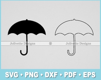 Umbrella, Umbrellas, Rain, Shade, Clip Art, Clipart, Design, Svg Files, Png Files, Eps, Dxf, Pdf Files, Silhouette, Cricut, Cut File, Vector
