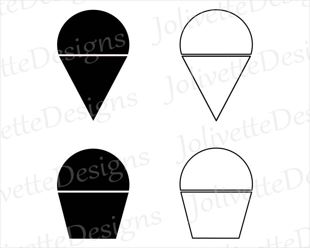 Free Free 210 Snow Cone Cup Svg SVG PNG EPS DXF File