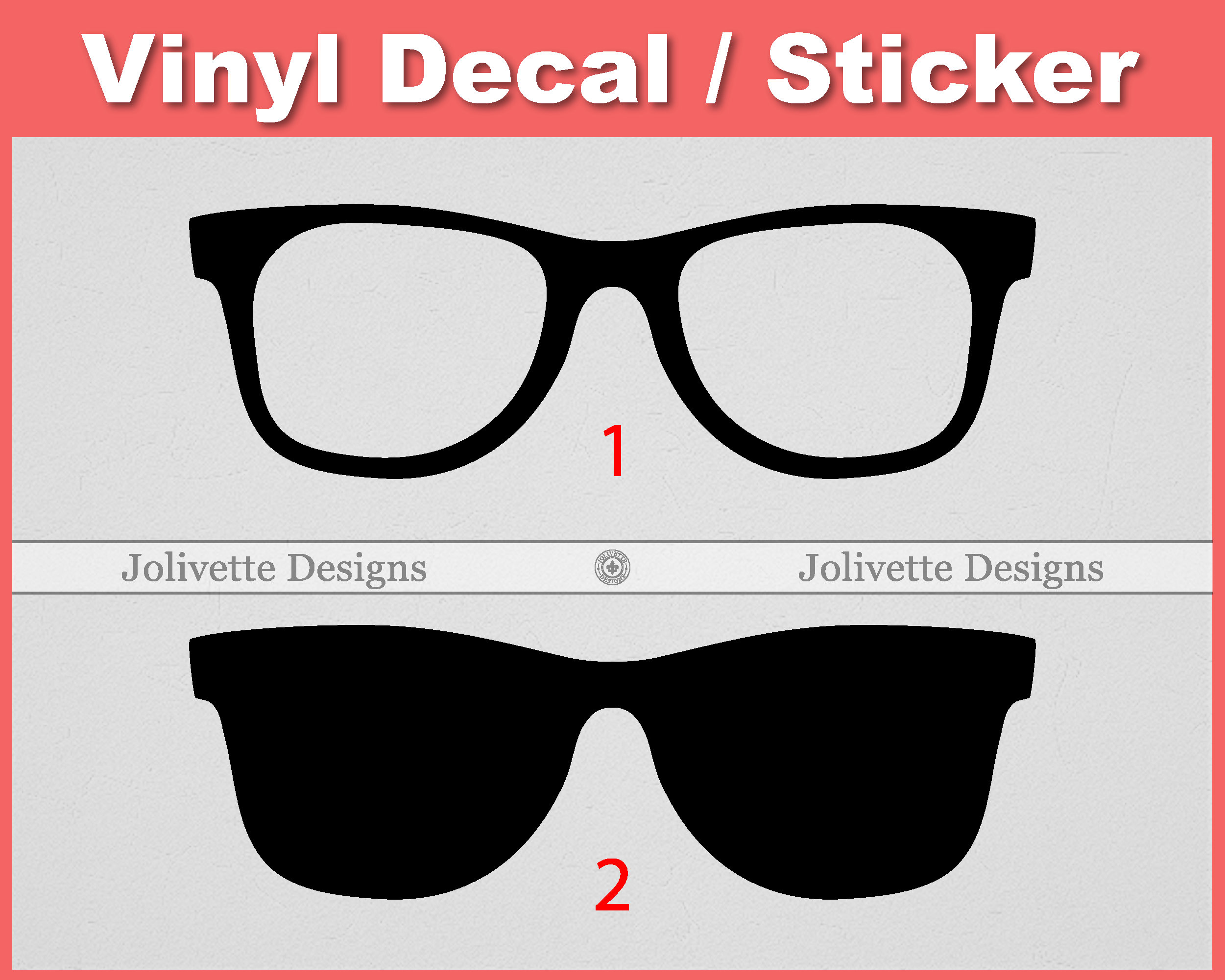 Shades Glasses Sunglasses Lense Decal Car Decal Laptop Etsy