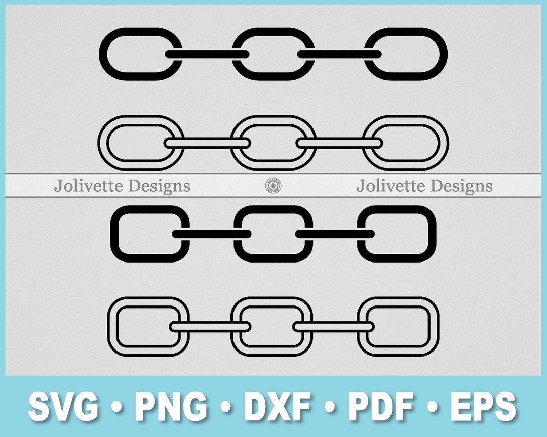 Square Chain Loop Chain, Chains, Loops, Square, Round, Clip Art, Clipart, Design, Svg ...