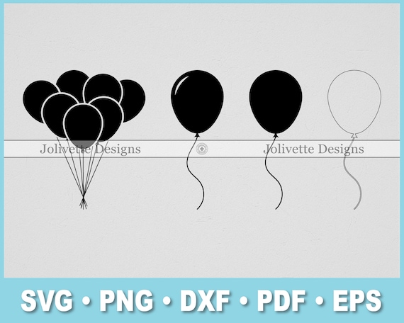 Balloon String Stripe Flat PNG & SVG Design For T-Shirts