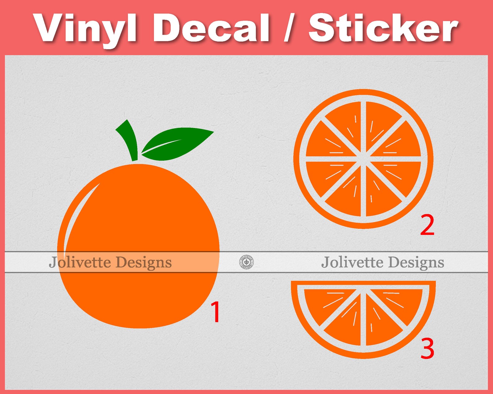 Orange Fruit Slice Oranges Juice Decal Car Decal Laptop - Etsy