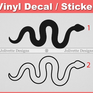 Snake, Snakes, Reptile, Decal, Car Decal, Laptop Decal, Yeti Decal, Sticker, Vinyl