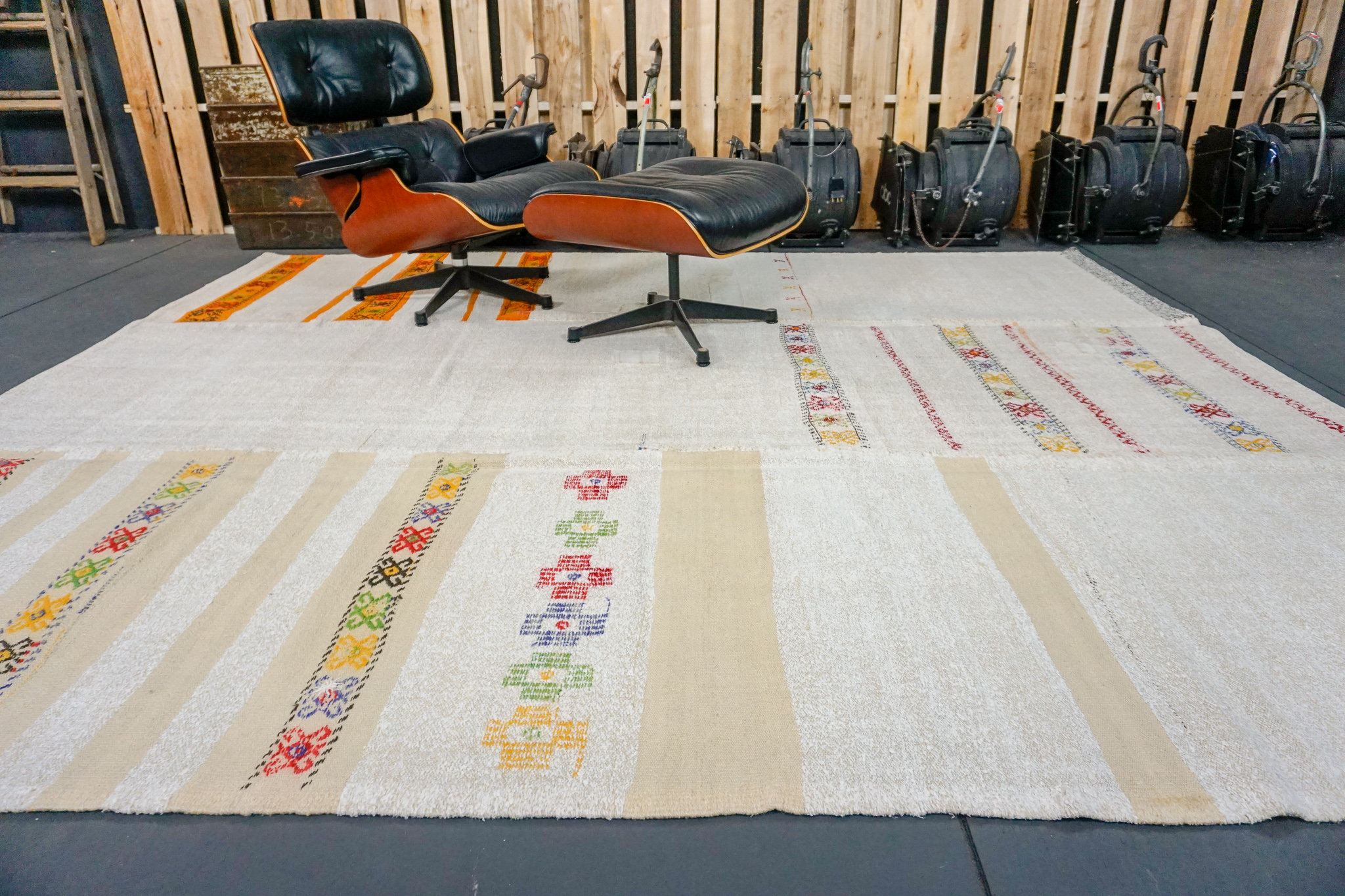 MCM Organic Hemp Rug 9 x 10 Vintage Turkish Kilim Ecru Etsy