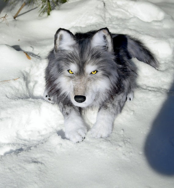 wolf stuffed animal