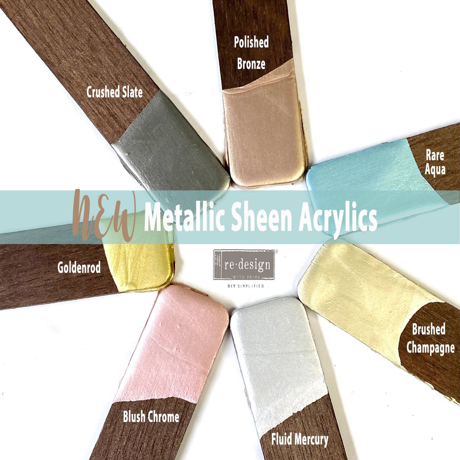 NEW Polished Bronze Metallic Sheen Acrylic Paint 3.4oz Etsy