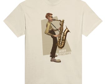 Chet Baker & Art Pepper T Shirt, Retro Graphic Print, Vintage