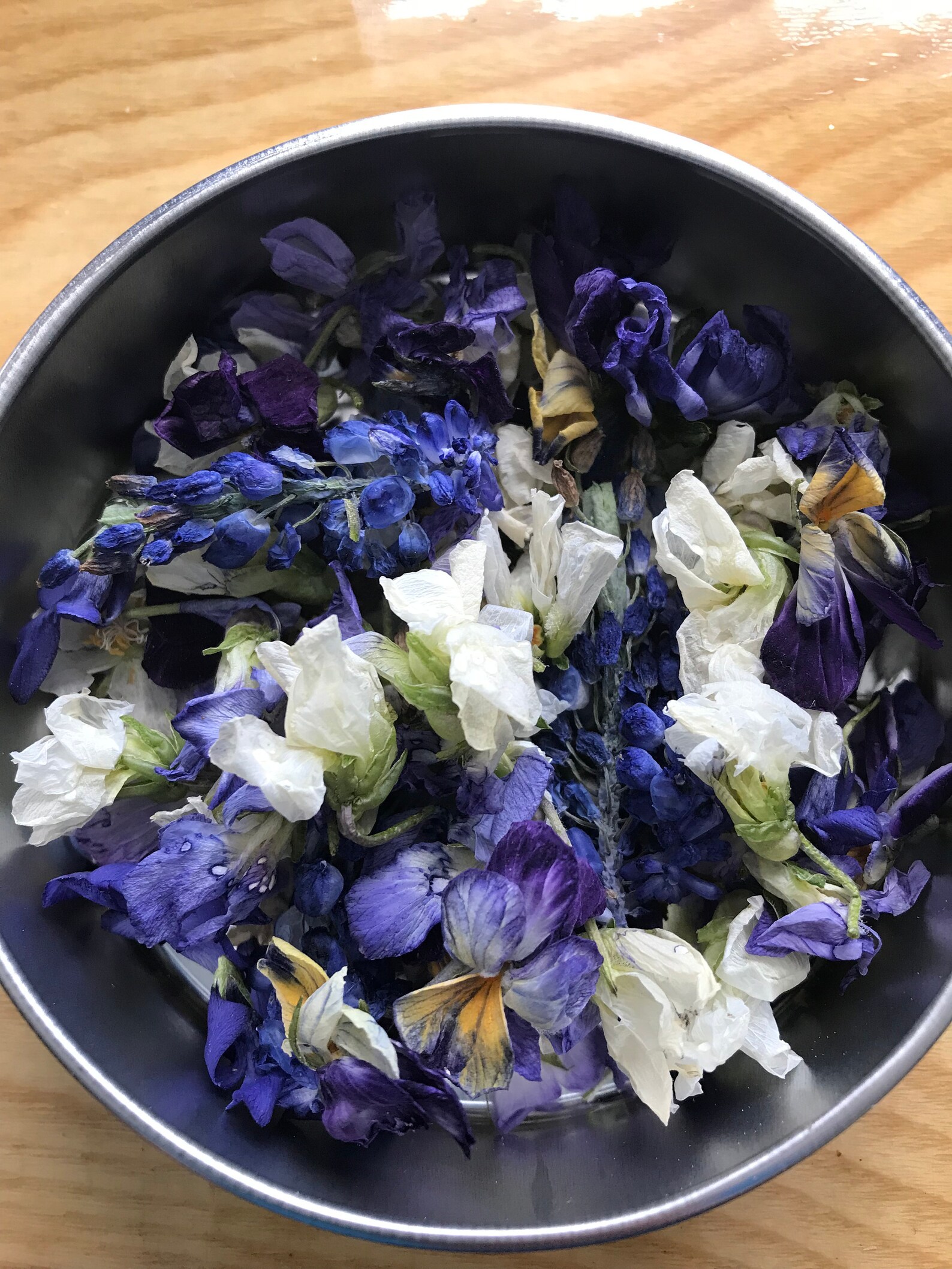 2.5 Grams Dried Small Purple Flowers and Petals of Purple & Etsy