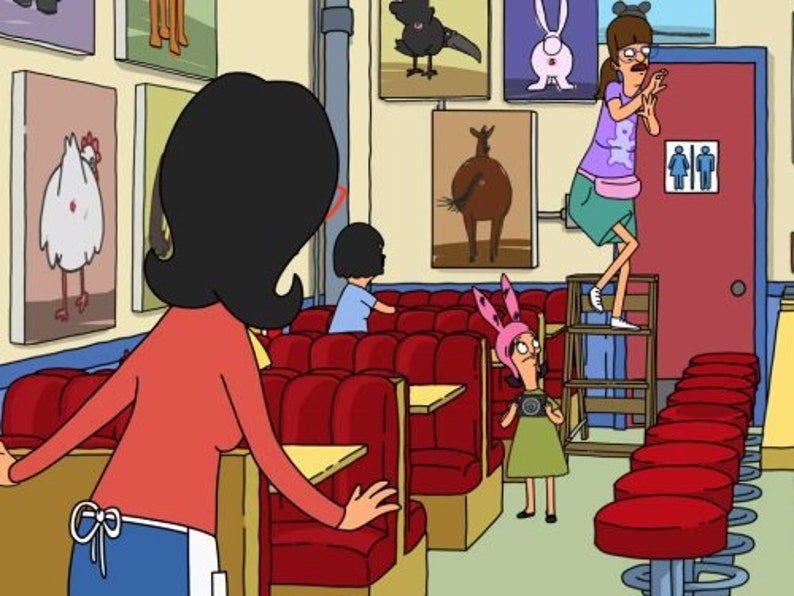 Bob's Burgers Gayle's anus paintings image 1.