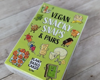 Vegan Card Game - Vegan Gifts - Vegan Gift Ideas - Vegan gifts for children - Snaps - Pairs - Card Games - Vegan Family Game