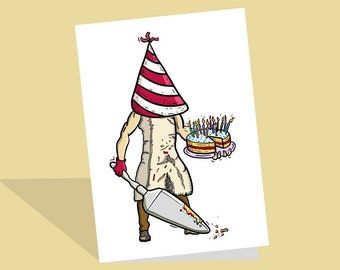 Silent Hill 2 kaart | Piramidekop | Verjaardag | Grappige stille heuvel | Videogame | Horrorkaart | Gamen | Eng | Fans van horrorfilms | Griezelig