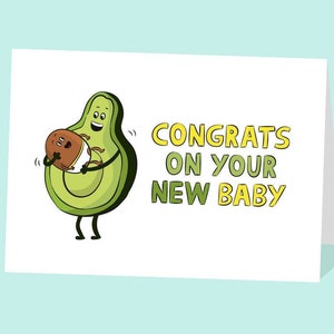 Nouvelle carte bébé | Nouveau-né | Bienvenue dans le monde | Végétalien | Félicitations | Annonce | C'est une fille | Garçon | Naissance | Arrivée mignonne | Nouvelle maman