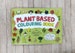 Vegan Colouring Book | Plant Based Coloring Book | Vegetable Colouring | Healthy Activity | Vegan Children | Healthy Gift | Vegans | Family