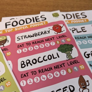 Gesundes Ess-Spiel | Food Chart Aktivität | Pingeliges Ess Spiel | Obst & Gemüse lernen | Kind Veg Chart | Ernährung für Kinder | Pingeliger Esser