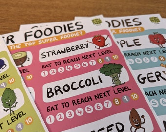 Fun Food Chart Game: Healthy Eating for Picky Eaters