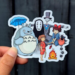 Studio Ghibli Card | My Neighbour Totoro Birthday | Spirited Away | Howls Moving Castle | Kikis Delivery Service | Soot Sprite | Anime Cards Card & Sticker