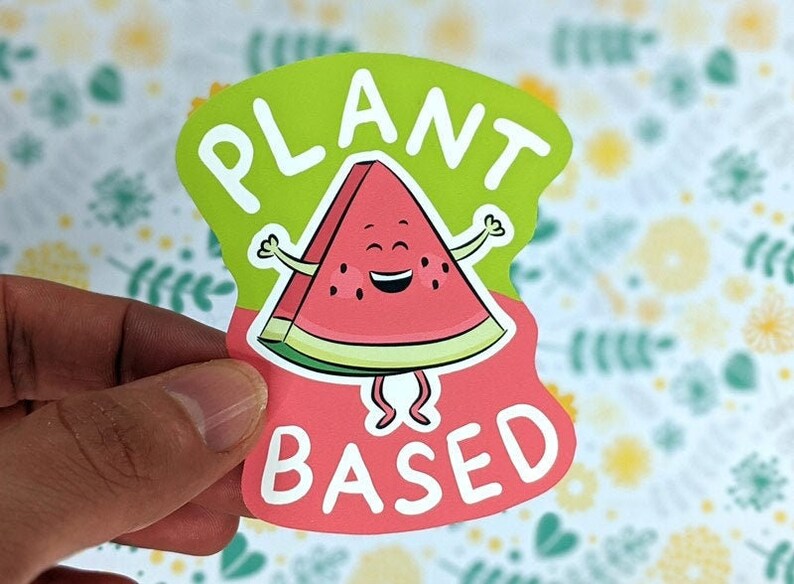 plant based stickers