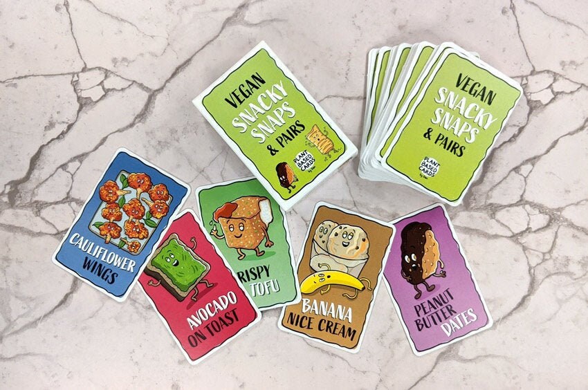Vegan Card Game Vegan Gifts Vegan Gift Ideas Vegan Gifts Etsy UK